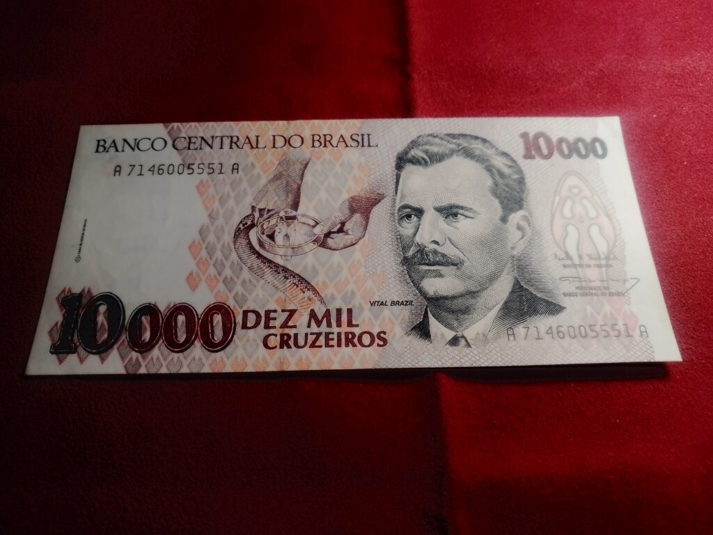 10000 cruzeiros Vital Brazil - Loja Casa das Moeda